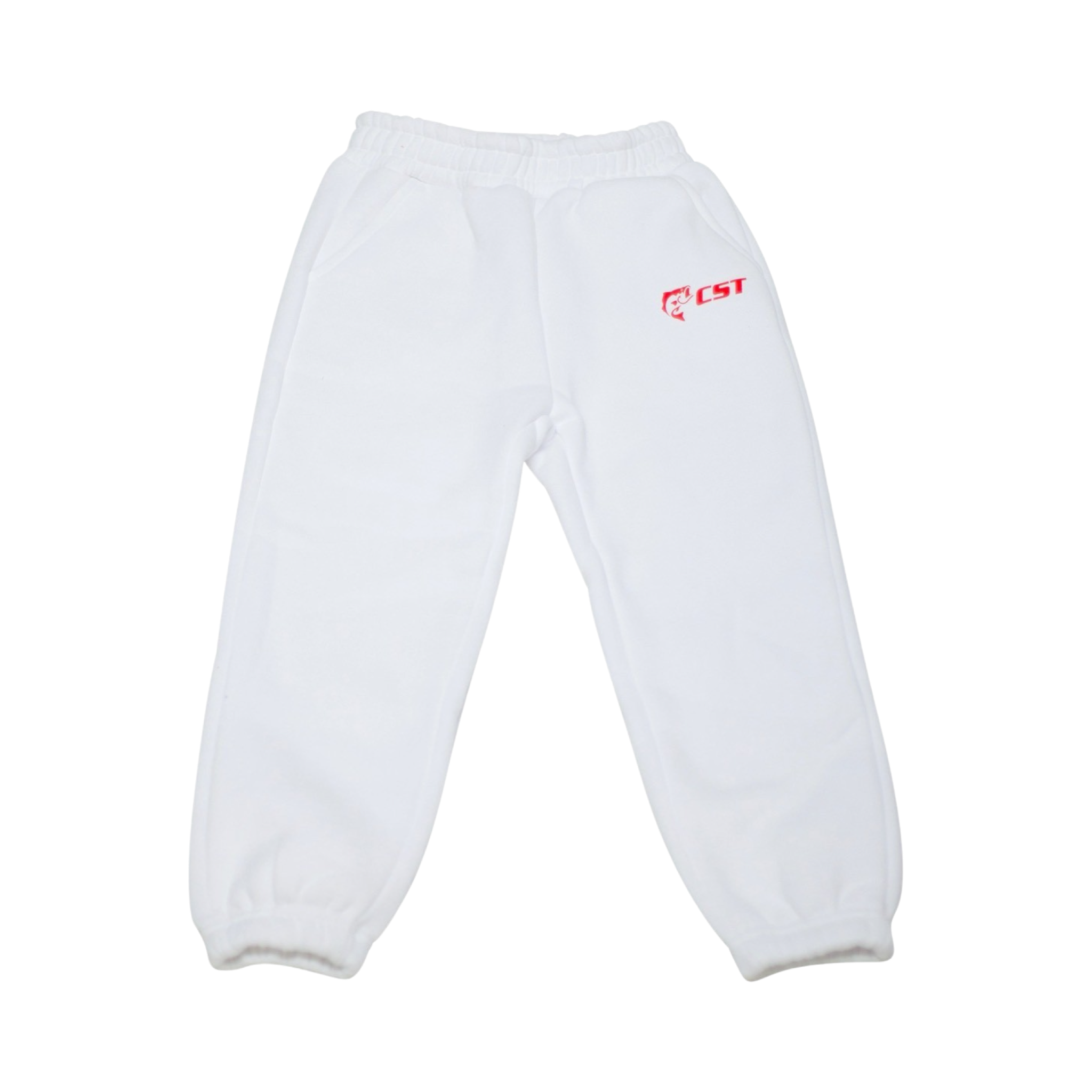 KIDS SWEATPANTS WHITE RED