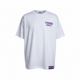 FISHING DEPT. OVERSIZED TEE (WHITE/PURPLE)