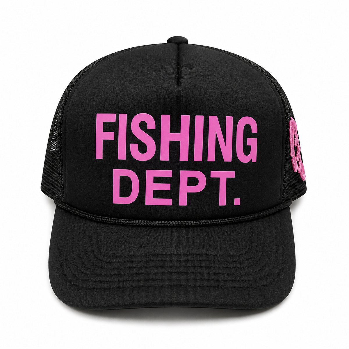 FISHING DEPT. CST TRUCKER [BLACK/FUCHSIA]