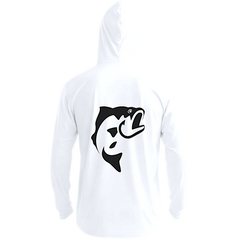 DRI-FIT GAITER FACE HOODIE [WHITE/BLACK]