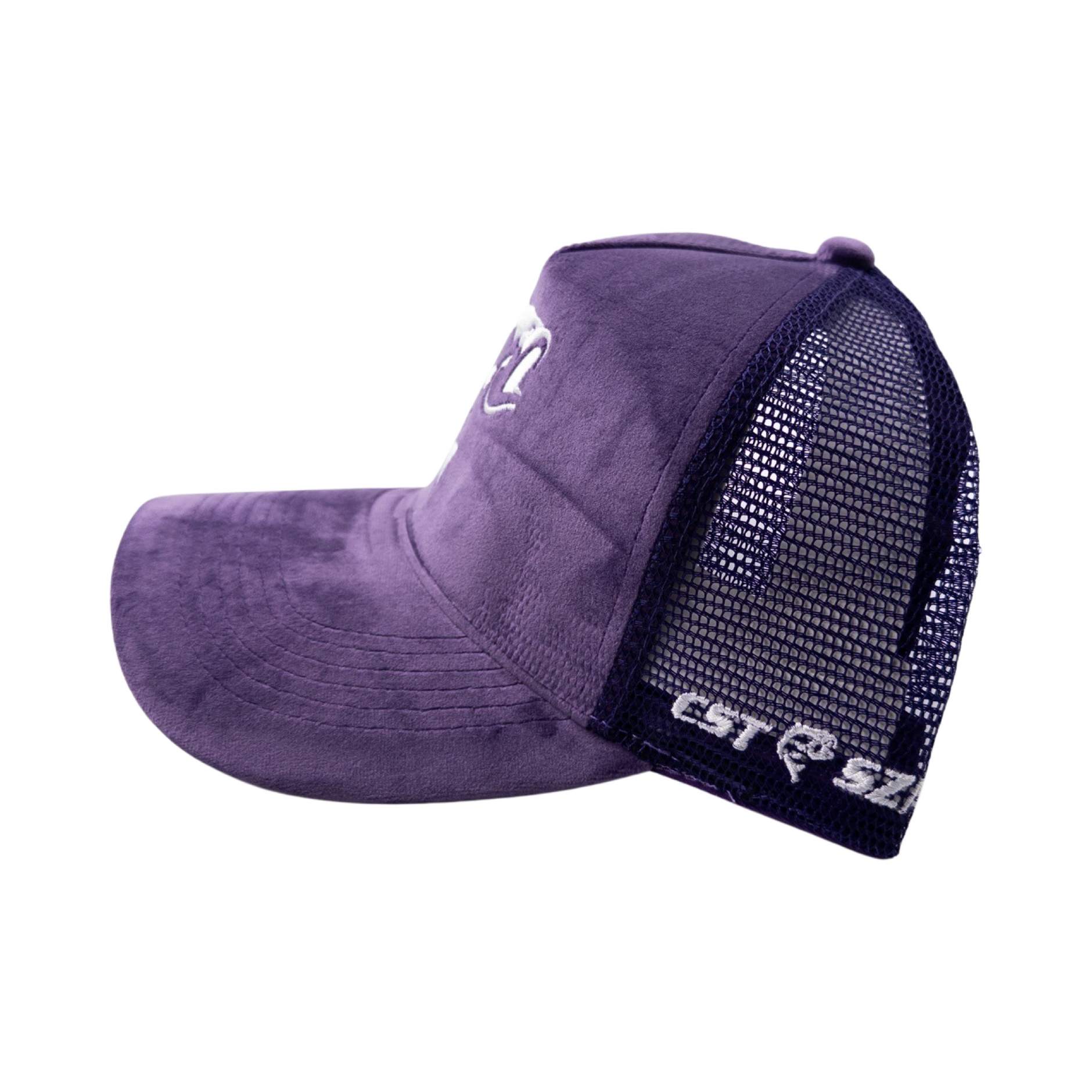 Rare Vintage Purple Velvet Trucker Hat Purple Velvet Trucker Hat #Vondutch #y2k #soldoutonline | Depop main image 4