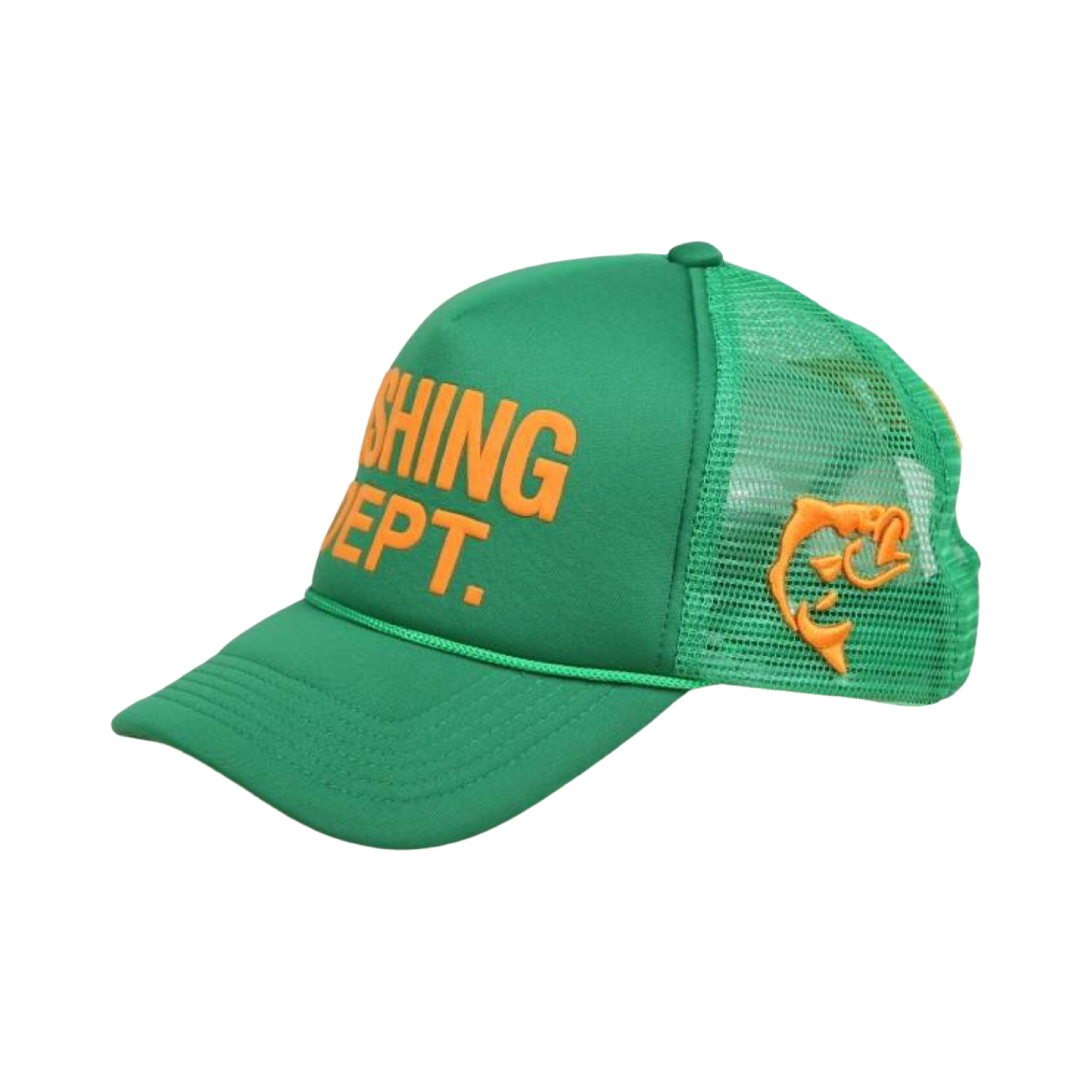 FISHING DEPT. CST TRUCKER [GREEN/ORANGE]