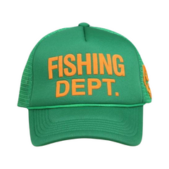 FISHING DEPT. CST TRUCKER [GREEN/ORANGE]