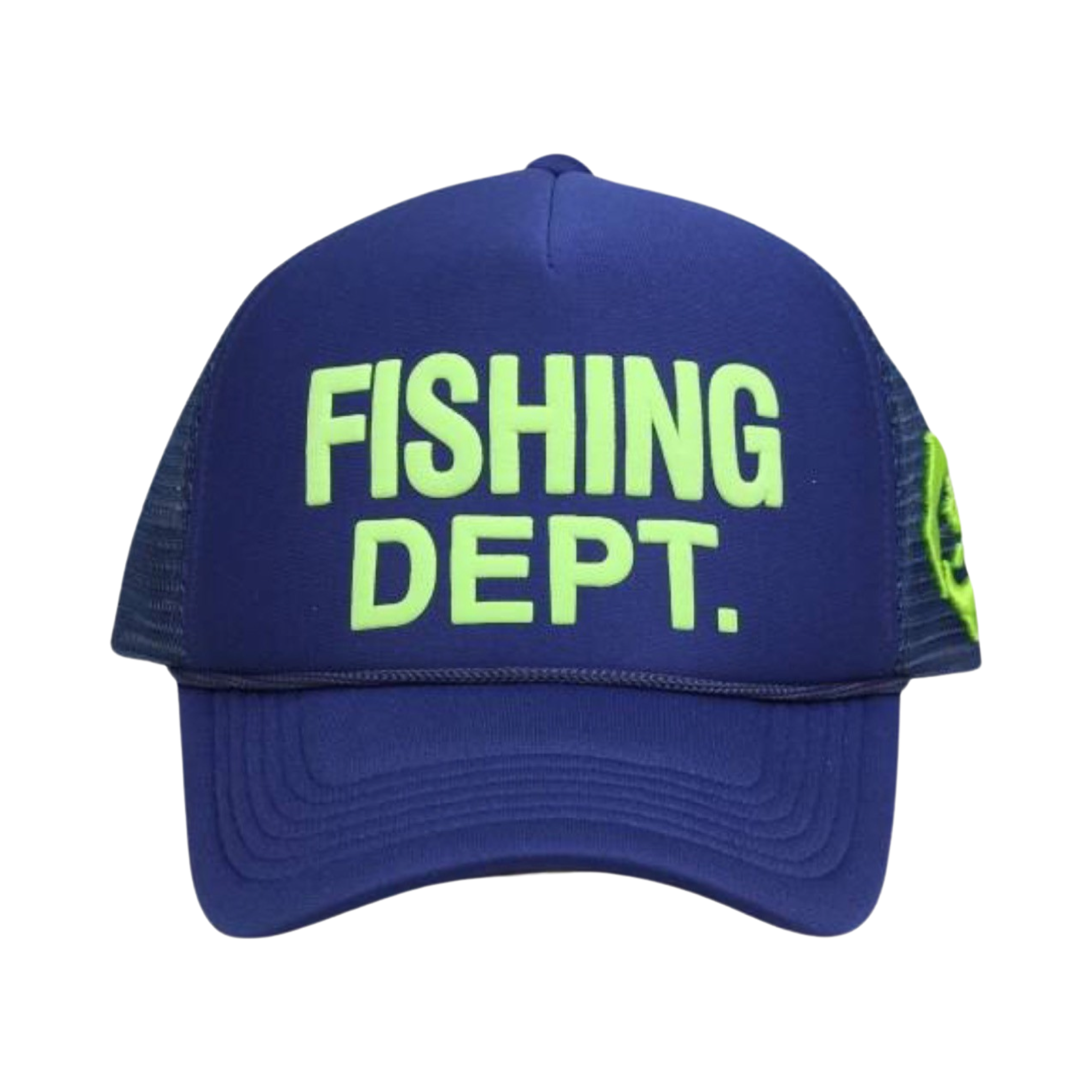 FISHING DEPT. CST TRUCKER [NAVY/LIME GREEN]