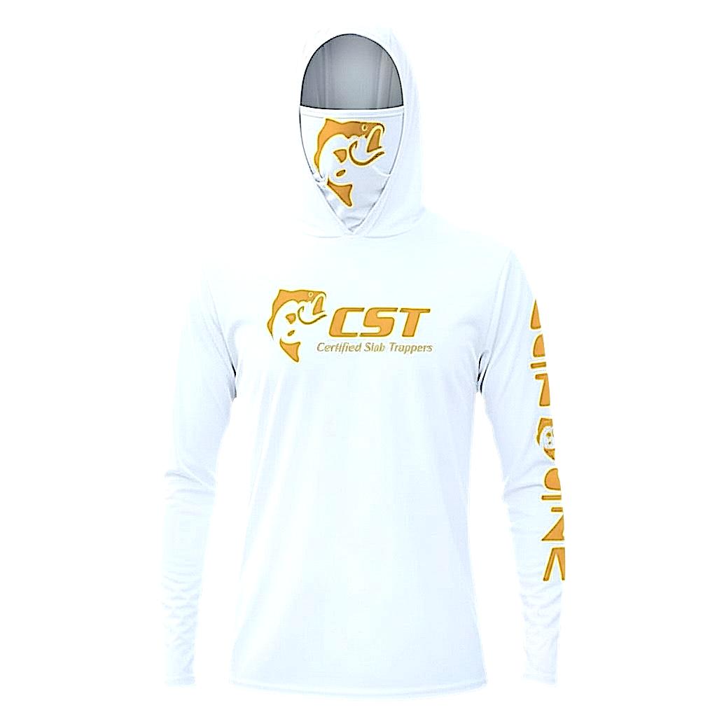 DRI-FIT GAITER FACE HOODIE [WHITE/YELLOW]