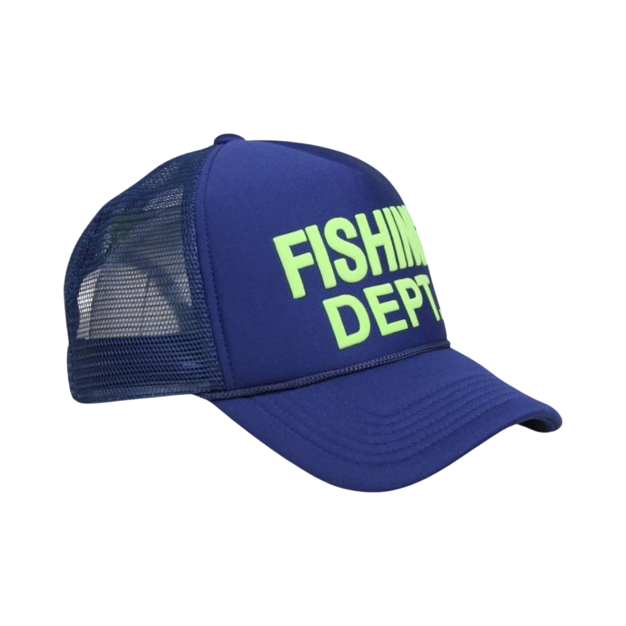 FISHING DEPT. CST TRUCKER [NAVY/LIME GREEN]