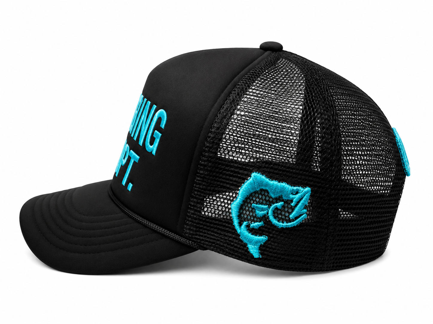 FISHING DEPT. CST TRUCKER [BLACK/TEAL]