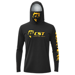 DRI - FIT GAITER FACE HOODIE [BLACK/YELLOW]