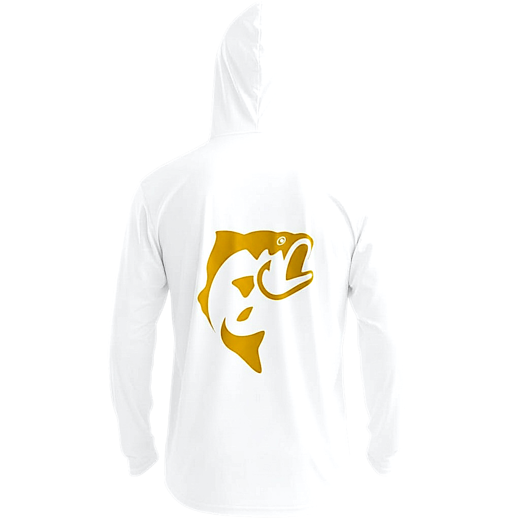 DRI-FIT GAITER FACE HOODIE [WHITE/YELLOW]