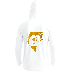DRI-FIT GAITER FACE HOODIE [WHITE/YELLOW]