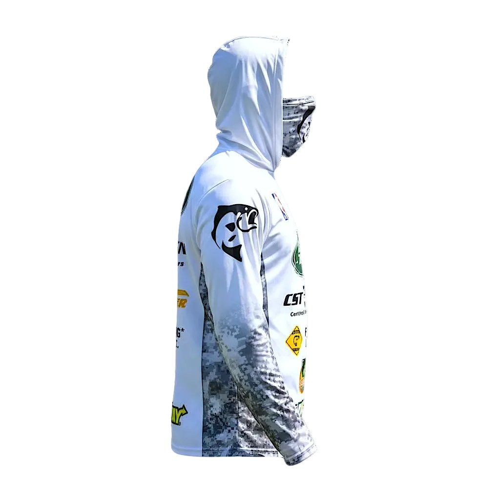 DRI-FIT TEAM CST GAITER FACE HOODIE [WHITE]