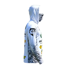DRI-FIT TEAM CST GAITER FACE HOODIE [WHITE]