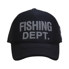 FISHING DEPT. CST TRUCKER [BLACK/CHARCOAL]