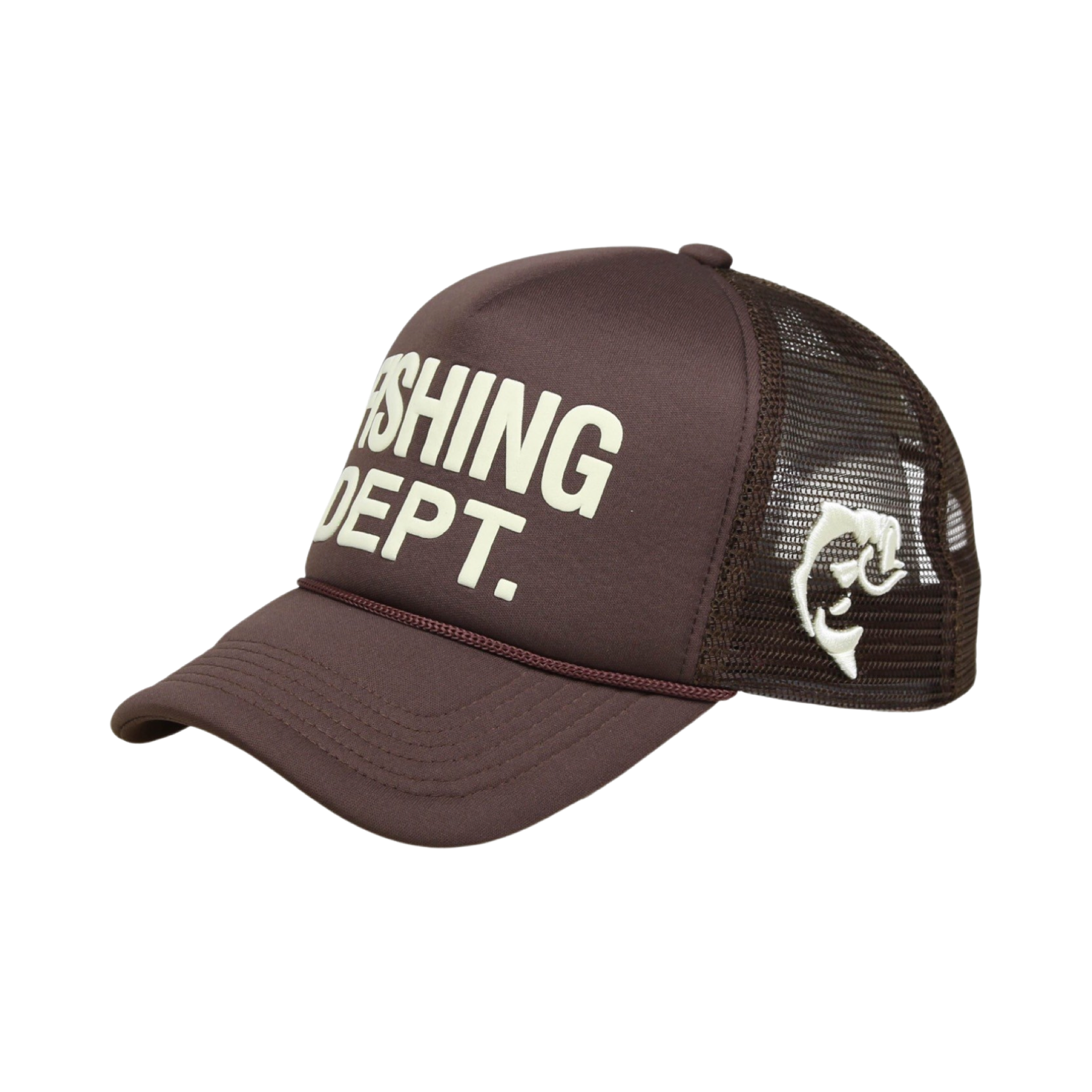 FISHING DEPT. CST TRUCKER [BROWN/CREAM]