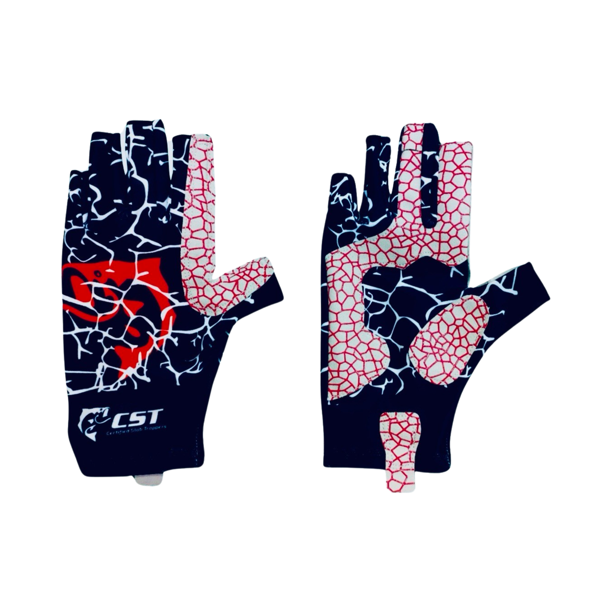 CST FISHING GLOVES [RED/BLACK/WHITE]