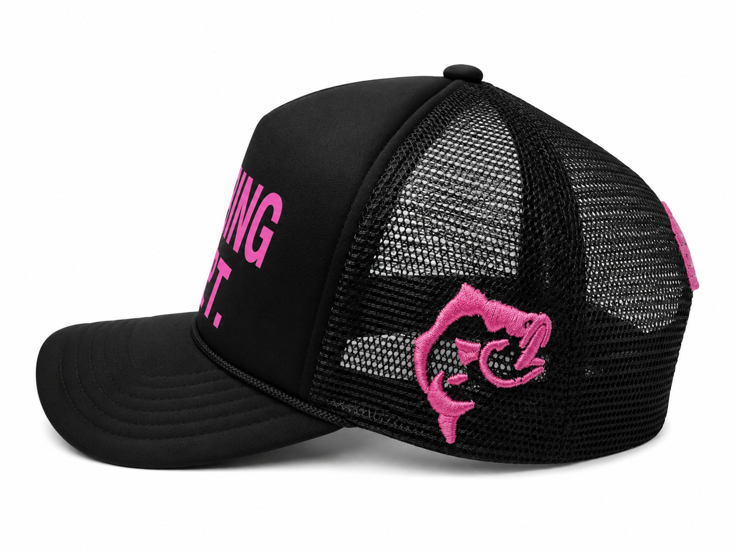 FISHING DEPT. CST TRUCKER [BLACK/FUCHSIA]